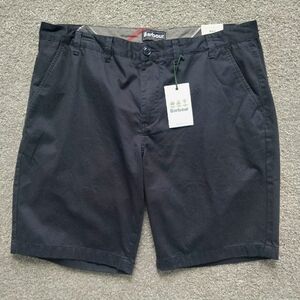 NWT 40 Barbour 10" Men's Regular Fit City Navy Neus Chino Khaki Shorts NEW